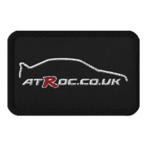 ATROC Black Embroidered Patch